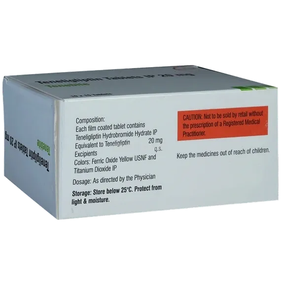 tenebite 20mg tablet 15's
